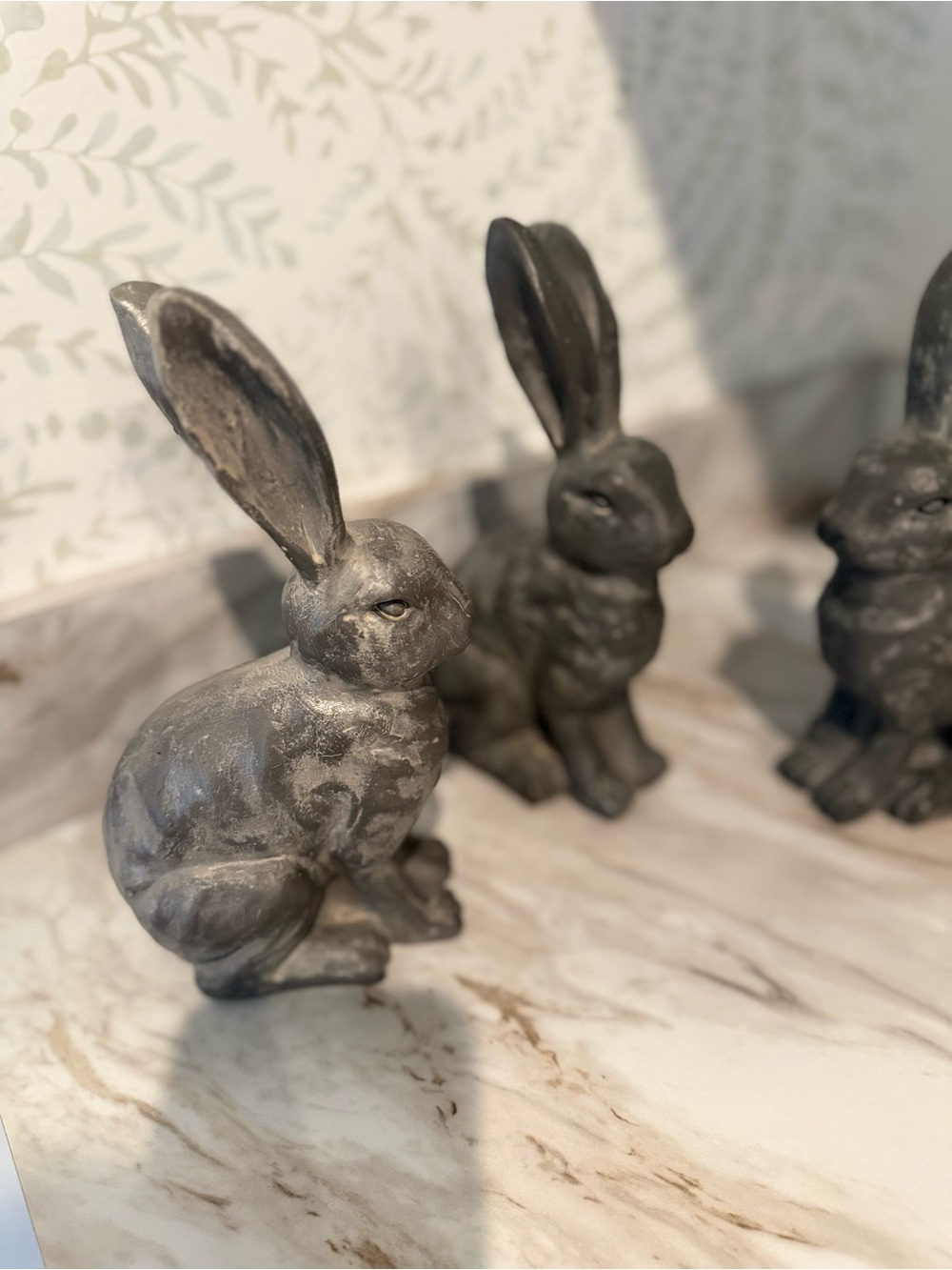 Pottery Barn Set of 3 Bunnies - Picture 3 of 8